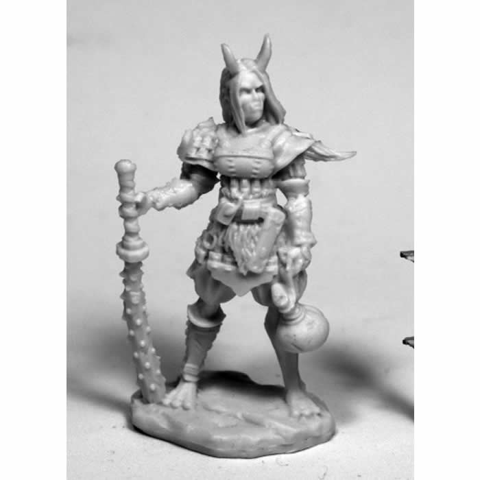 RPR77486 Female Oni Miniature 25mm Heroic Scale Dark Heaven Bones Main Image