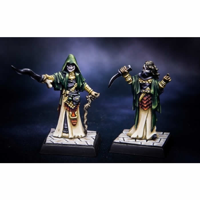 RPR77518 Cultist Priests Miniature 25mm Heroic Scale Dark Heaven Bones 3rd Image