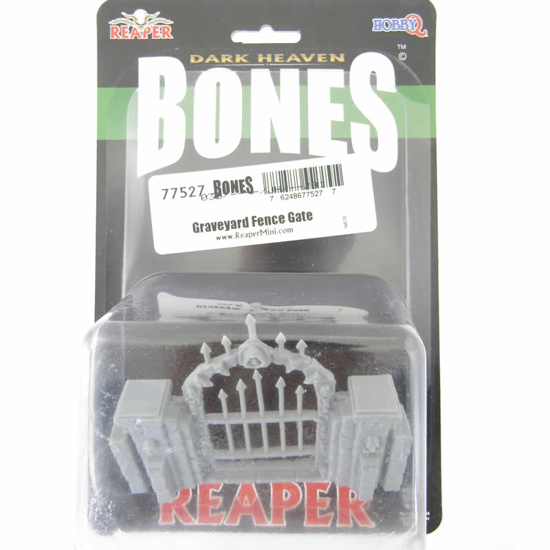 RPR77527 Graveyard Fence Gate Miniature 25mm Heroic Scale 2nd Image