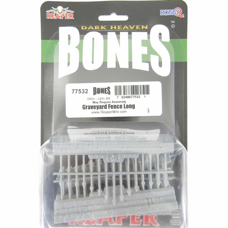 RPR77532 Graveyard Long Fences Miniature 25mm Heroic Scale 2nd Image