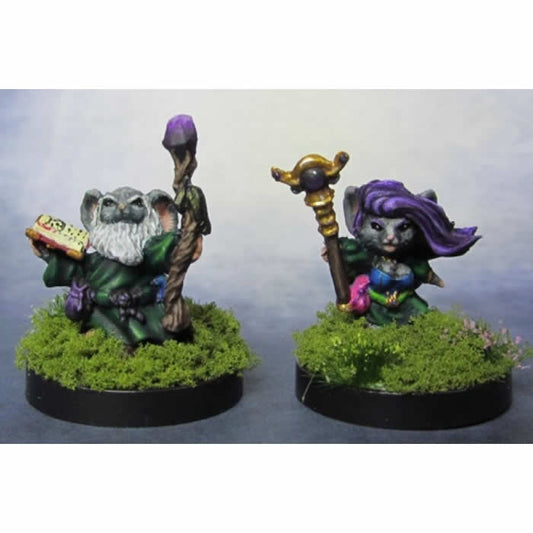 RPR77548 Two Wizard Mouslings Miniature 25mm Heroic Scale Main Image