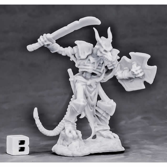 RPR77560 Undying Lizard Warrior Miniature 25mm Heroic Scale Main Image