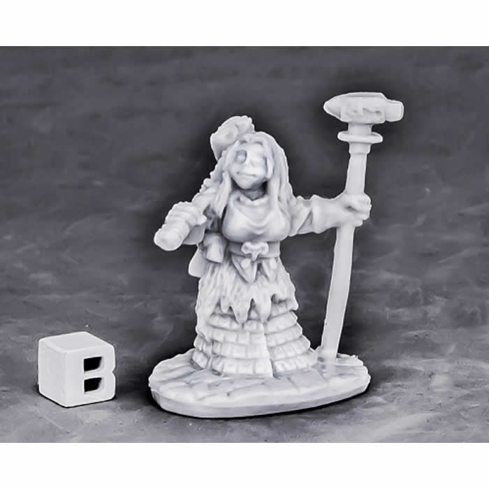 RPR77571 Forge Priestess Miniature 25mm Heroic Scale Dark Heaven Main Image