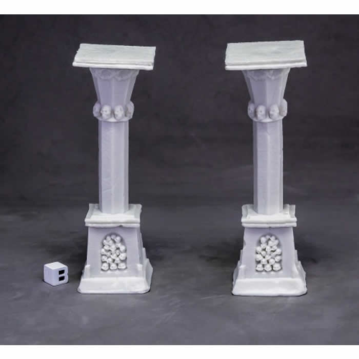 RPR77638 Two Graveyard Column Miniature 25mm Heroic Scale Main Image