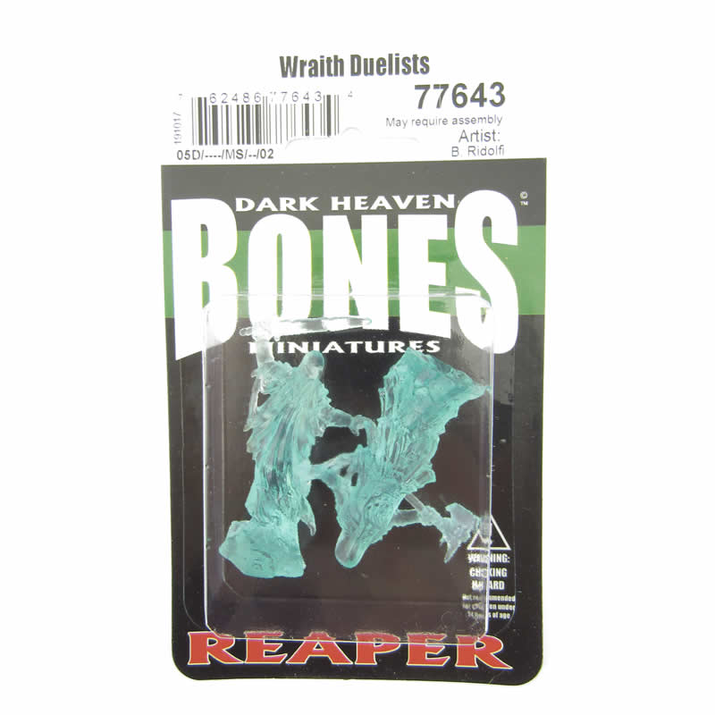 RPR77643 Wraith Duelists Miniature 25mm Heroic Scale Dark Heaven Bones 2nd Image