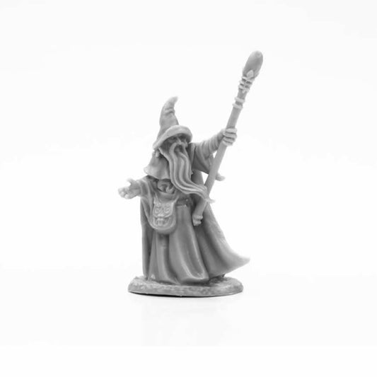 RPR77664 Arakus Landarzad Wizard Miniature 25mm Heroic Scale Figure Dark Heaven Bones Main Image