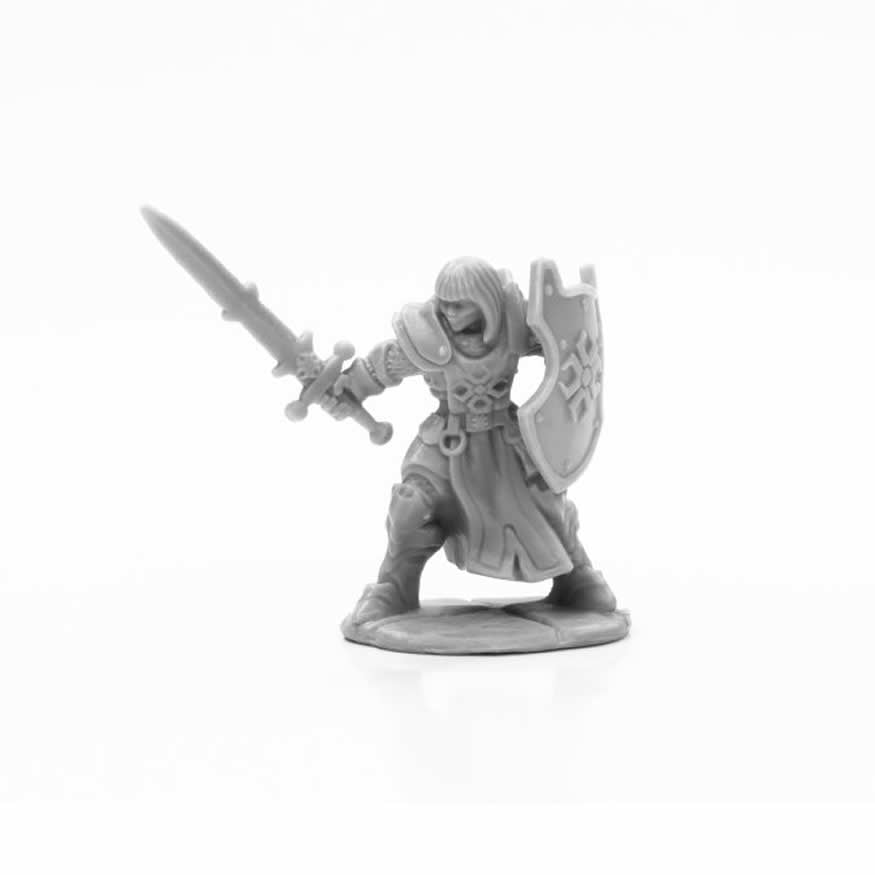 RPR77667 Ava Justinia Female Templar Miniature 25mm Heroic Scale Figure Dark Heaven Bones Main Image