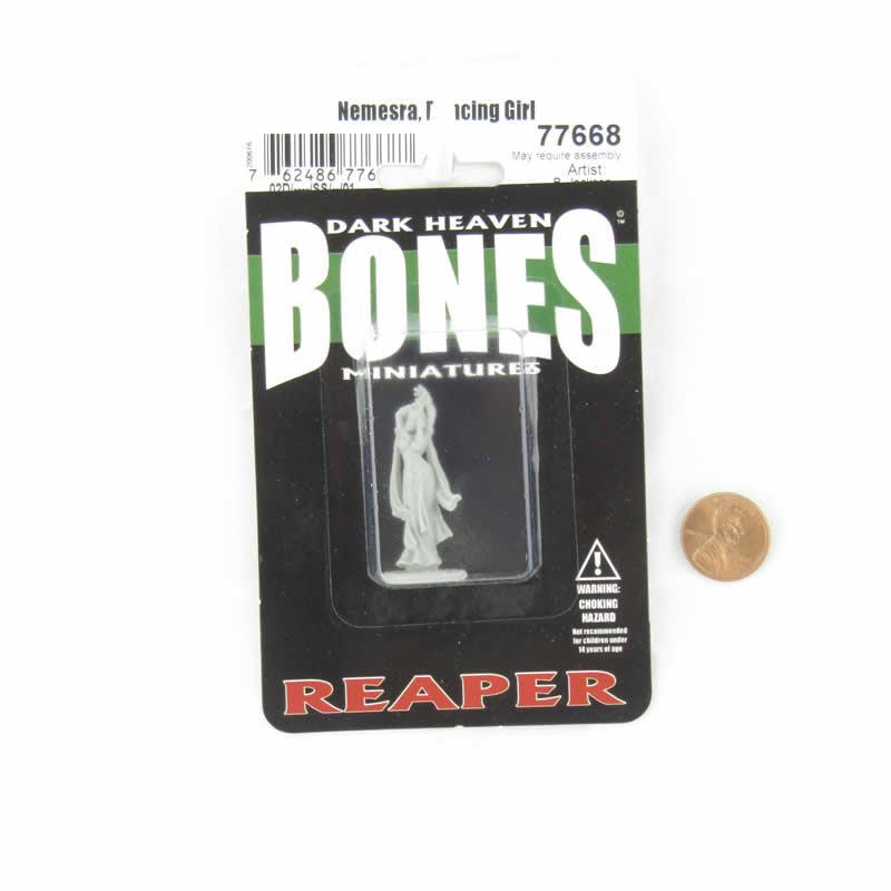 RPR77668 Nemesra Dancing Girl Miniature 25mm Heroic Scale Figure Dark Heaven Bones 2nd Image