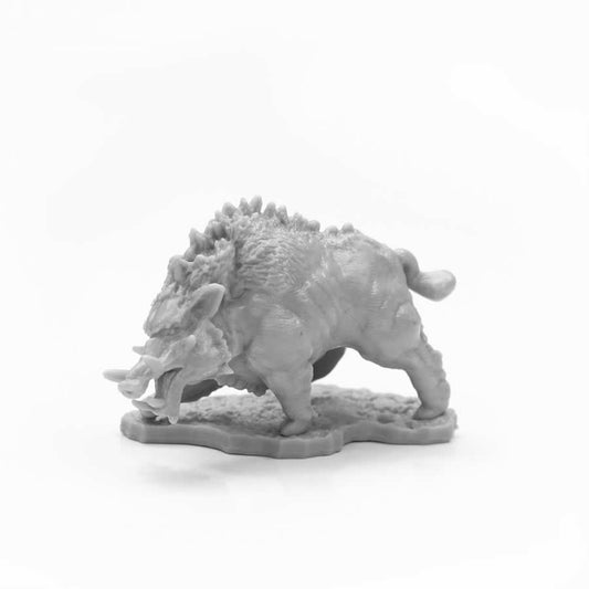 RPR77672 Dire Boar Miniature 25mm Heroic Scale Figure Dark Heaven Bones Main Image