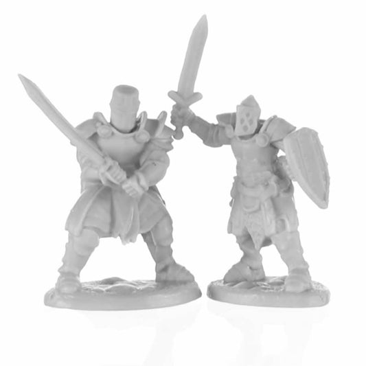 RPR77676 Knight Heroes Miniature 25mm Heroic Scale Figure Dark Heaven Bones Reaper Miniatures Main Image