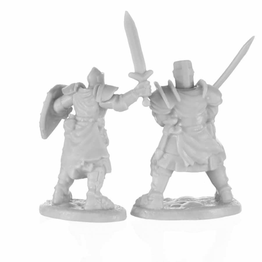 RPR77676 Knight Heroes Miniature 25mm Heroic Scale Figure Dark Heaven Bones Reaper Miniatures 3rd Image