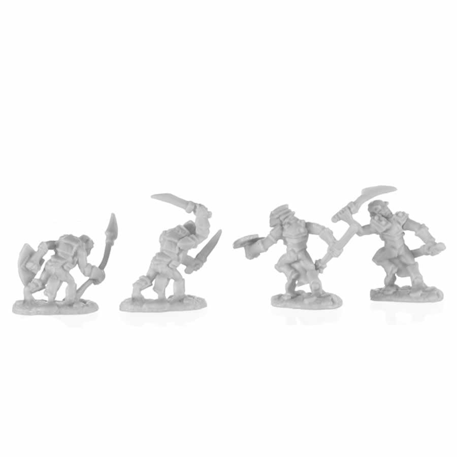 RPR77679 Armored Goblin Warriors Miniature 25mm Heroic Scale Figure Dark Heaven Bones 3rd Image