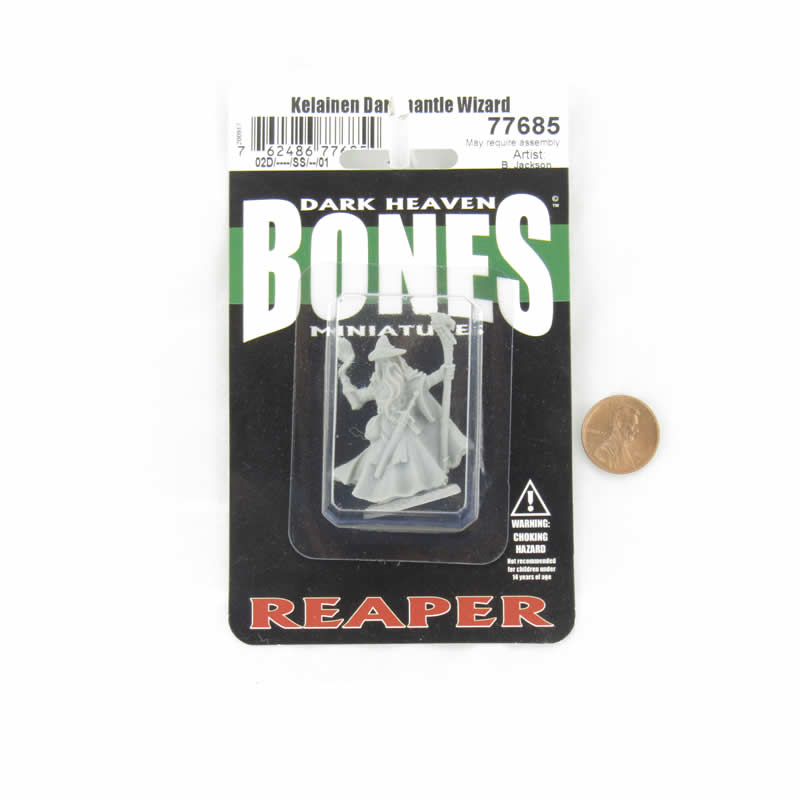RPR77685 Kelainen Darkmantle Wizard Miniature 25mm Heroic Scale Figure Dark Heaven Bones 2nd Image