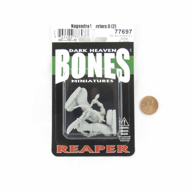RPR77697 Nagendra Warriors Miniature 25mm Heroic Scale Figure Dark Heaven Bones 2nd Image