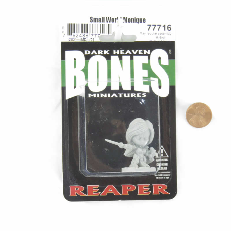 RPR77716 Small World Monique Miniature 25mm Heroic Scale Figure Dark Heaven Bones 2nd Image