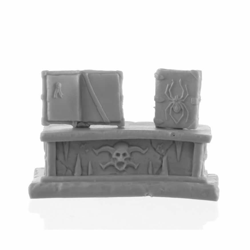 RPR77721 Profane Altar and Books Miniature 25mm Heroic Scale Figure Dark Heaven Bones Main Image