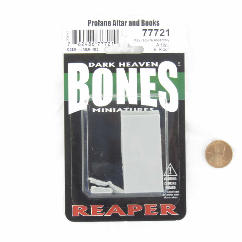 RPR77721 Profane Altar and Books Miniature 25mm Heroic Scale Figure Dark Heaven Bones 2nd Image