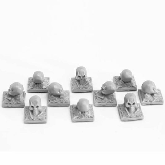 RPR77733 Graveyard Finial Skulls Miniature 25mm Heroic Scale Figure Dark Heaven Bones Main Image