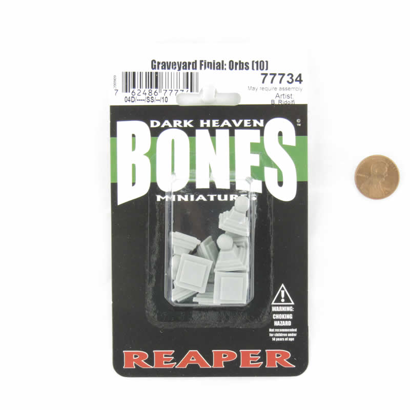RPR77734 Graveyard Finial Orbs Miniature 25mm Heroic Scale Figure Dark Heaven Bones 2nd Image