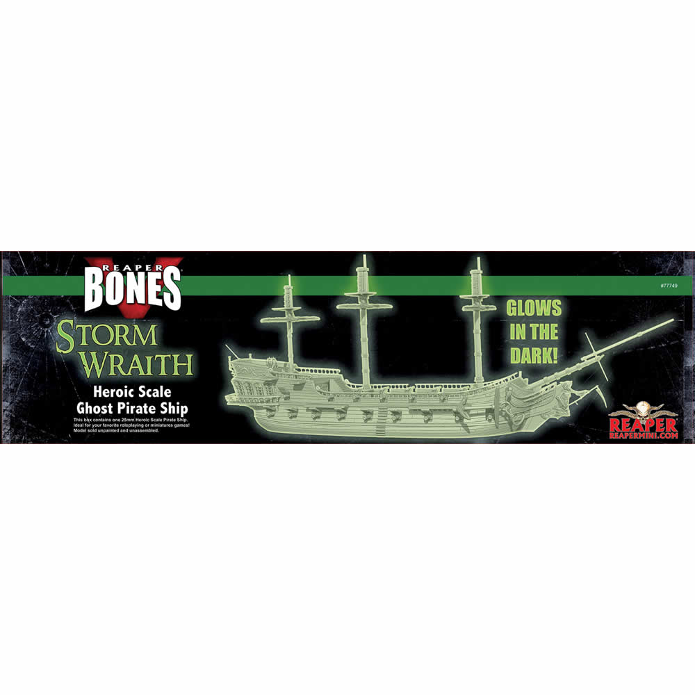 RPR77749 Storm Wraith Glow In The Dark Ghost Pirate Ship Miniature 25mm Heroic Scale Figure Main Image