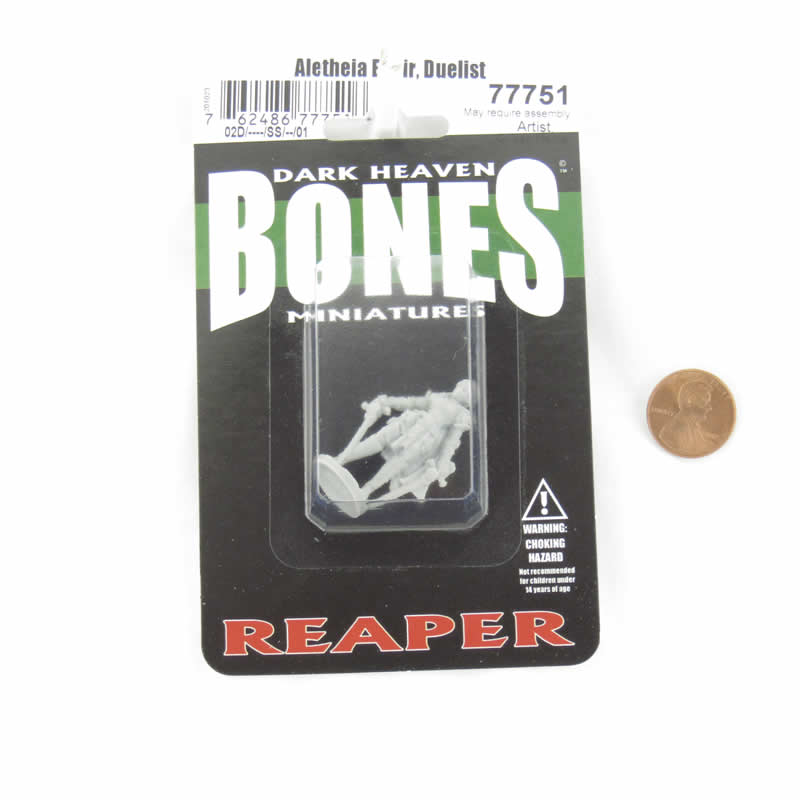 RPR77751 Aletheia Edair Duelist Miniature 25mm Heroic Scale Figure Dark Heaven Bones 2nd Image