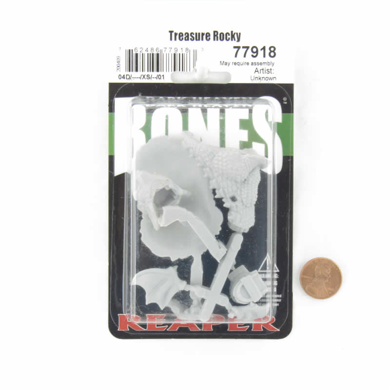 RPR77918 Treasure Rocky Miniature 25mm Heroic Scale Figure Dark Heaven Bones 2nd Image