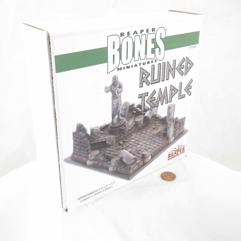 RPR77989 Ruined Temple Miniature 25mm Heroic Scale Figure Dark Heaven Bones 2nd Image