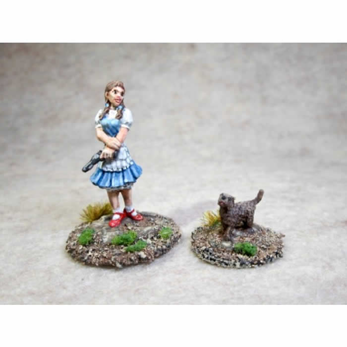 Wizard of Oz miniature shops metal collectible figures