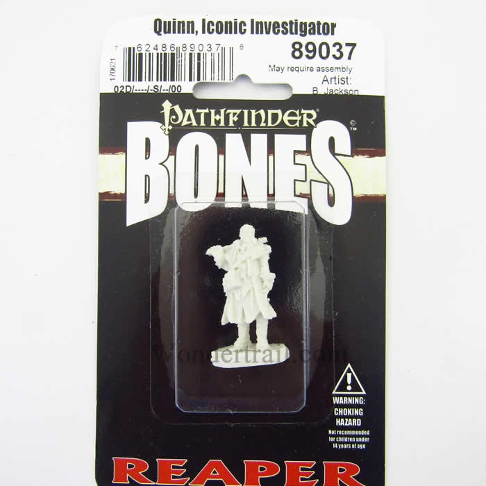 RPR89037 Quinn Iconic Investigator Miniature 25mm Heroic Scale Pathfinder 2nd Image
