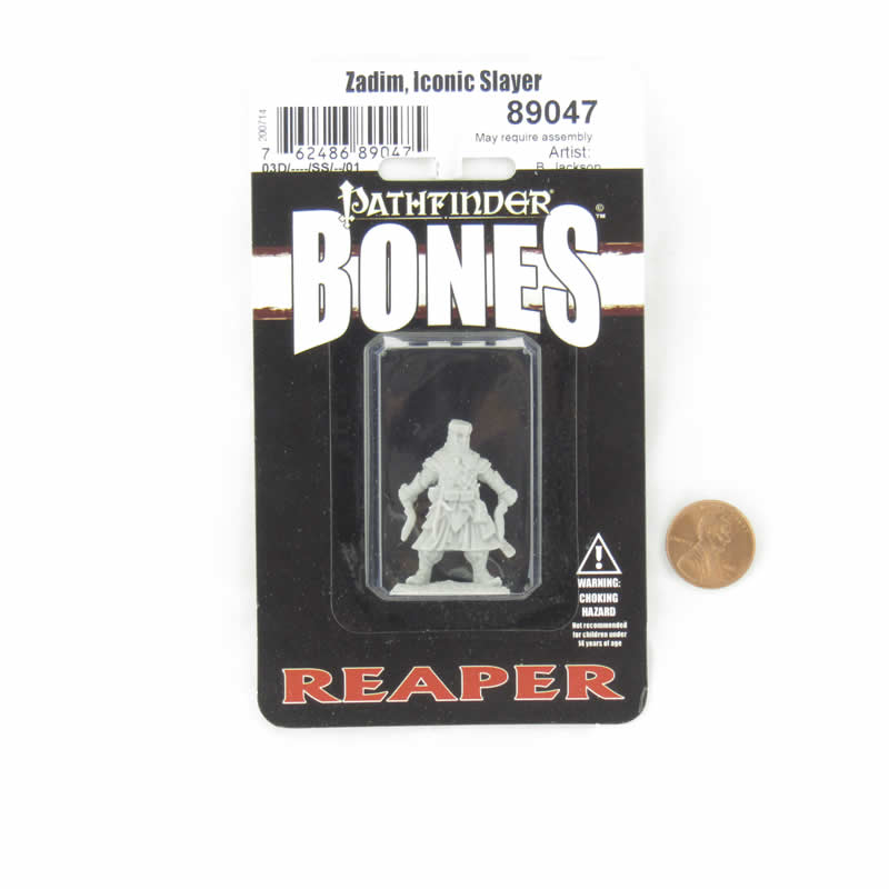 RPR89047 Zadim Iconic Slayer Miniature 25mm Heroic Scale Figure Pathfinder Bones 2nd Image