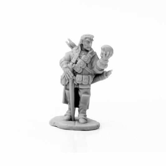 RPR89051 Mavaro Iconic Occultist Miniature 25mm Heroic Scale Figure Pathfinder Bones Main Image