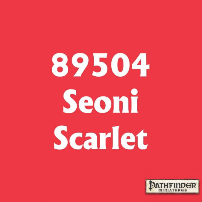 RPR89504 Seoni Scarlet Master Series Hobby Paint .5oz Dropper Bottle 2nd Image