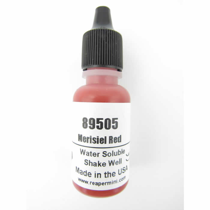 RPR89505 Merisiel Red Master Series Hobby Paint .5oz Dropper Bottle Main Image