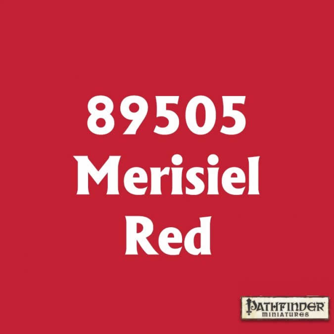 RPR89505 Merisiel Red Master Series Hobby Paint .5oz Dropper Bottle 2nd Image