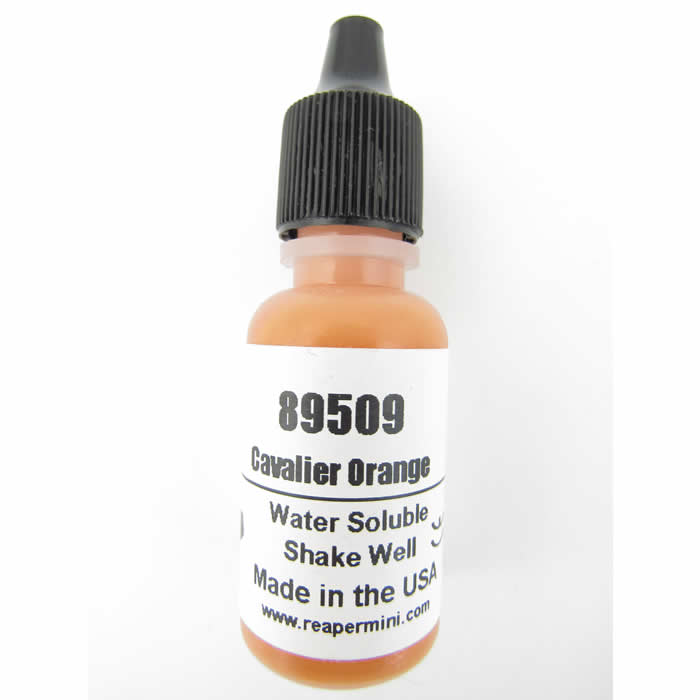 RPR89509 Cavalier Orange Master Series Hobby Paint .5oz Dropper Bottle Main Image