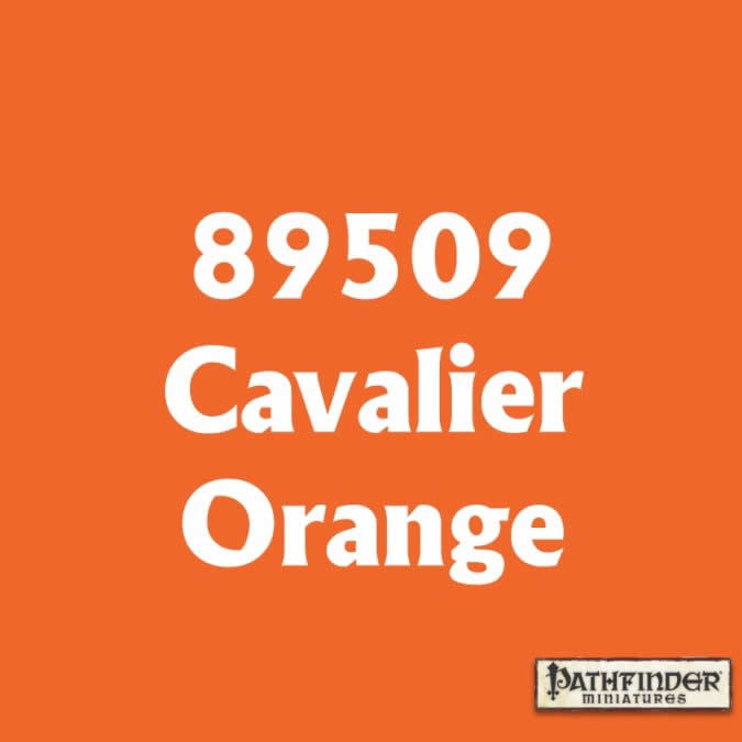 RPR89509 Cavalier Orange Master Series Hobby Paint .5oz Dropper Bottle 2nd Image