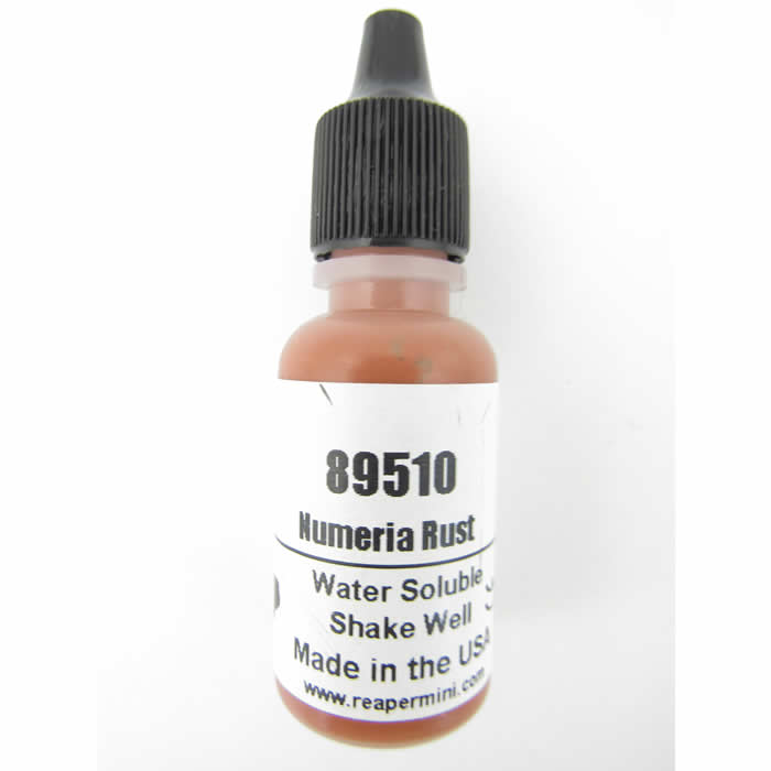 RPR89510 Numeria Rust Master Series Hobby Paint .5oz Dropper Bottle Main Image