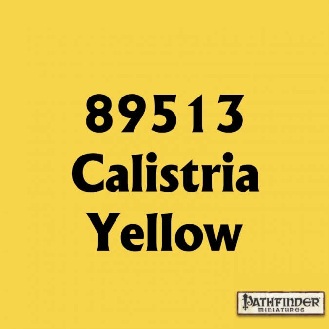 RPR89513 Calistria Yellow Master Series Hobby Paint .5oz Dropper Bottle 2nd Image