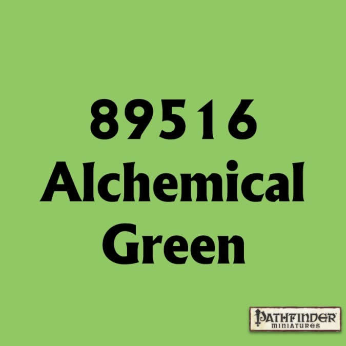 RPR89516 Alchemical Green Master Series Hobby Paint .5oz Dropper Bottle 2nd Image