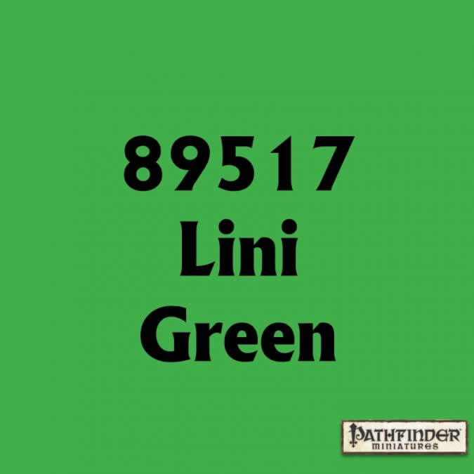 RPR89517 Lini Green Master Series Hobby Paint .5oz Dropper Bottle 2nd Image