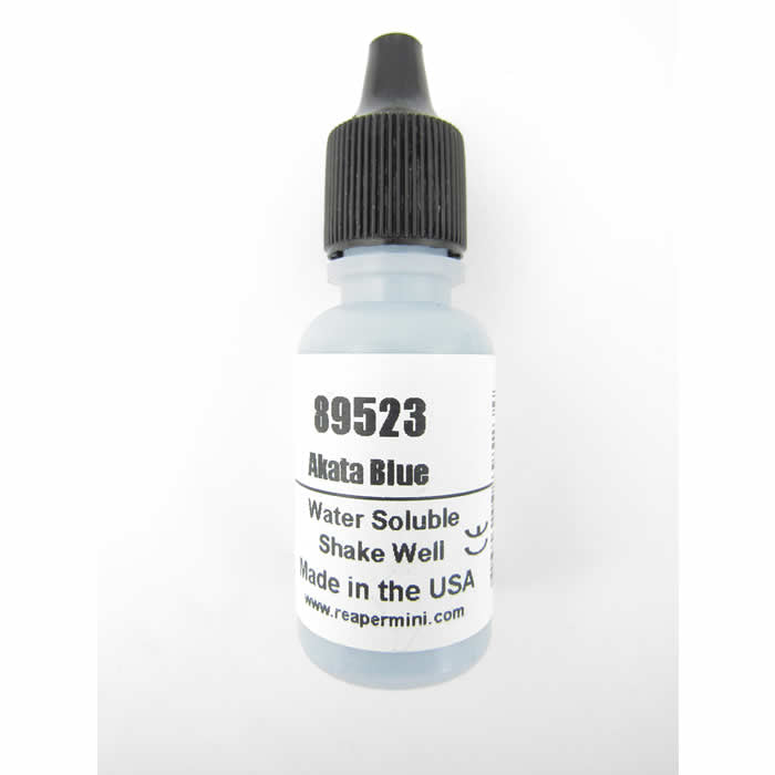 RPR89523 Akata Blue Master Series Hobby Paint .5oz Dropper Bottle Main Image