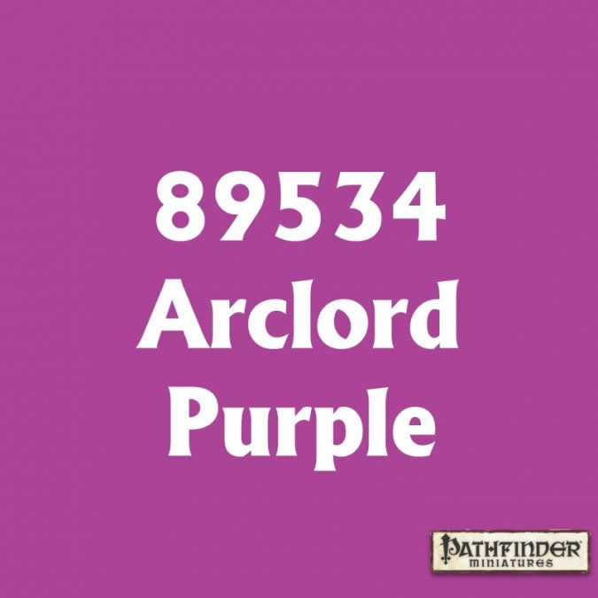 RPR89534 Arclord Purple Master Series Hobby Paint .5oz Dropper Bottle 2nd Image