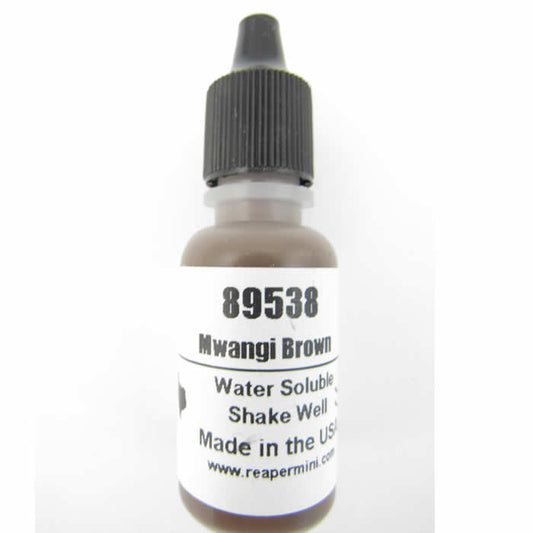 RPR89538 Mwangi Brown Master Series Hobby Paint .5oz Dropper Bottle Main Image