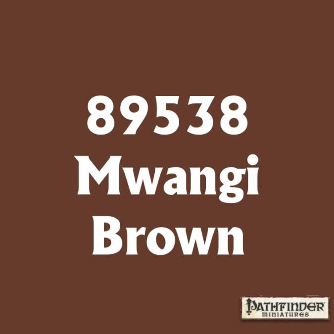 RPR89538 Mwangi Brown Master Series Hobby Paint .5oz Dropper Bottle 2nd Image