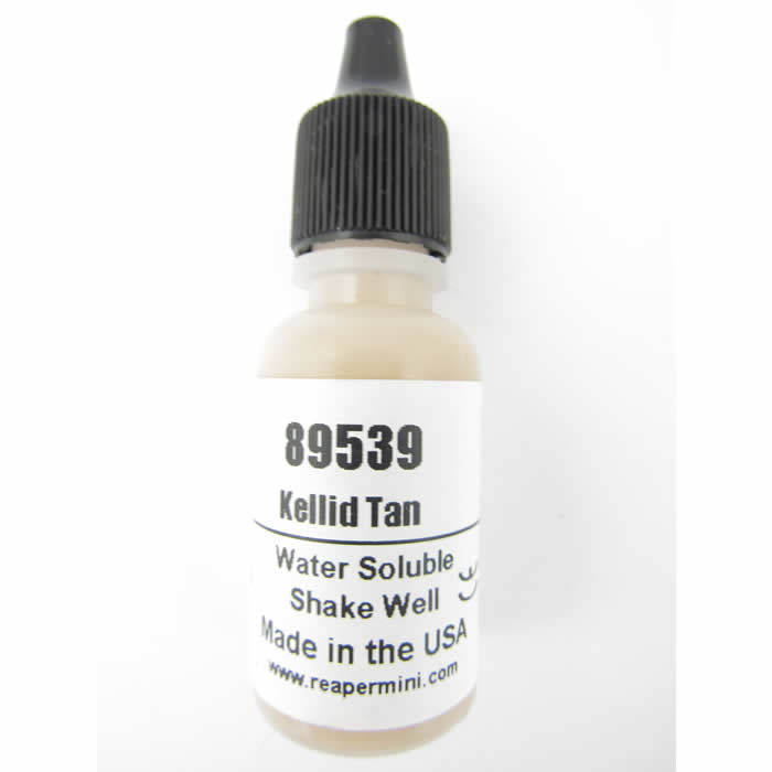 RPR89539 Kellid Tan Master Series Hobby Paint .5oz Dropper Bottle Main Image