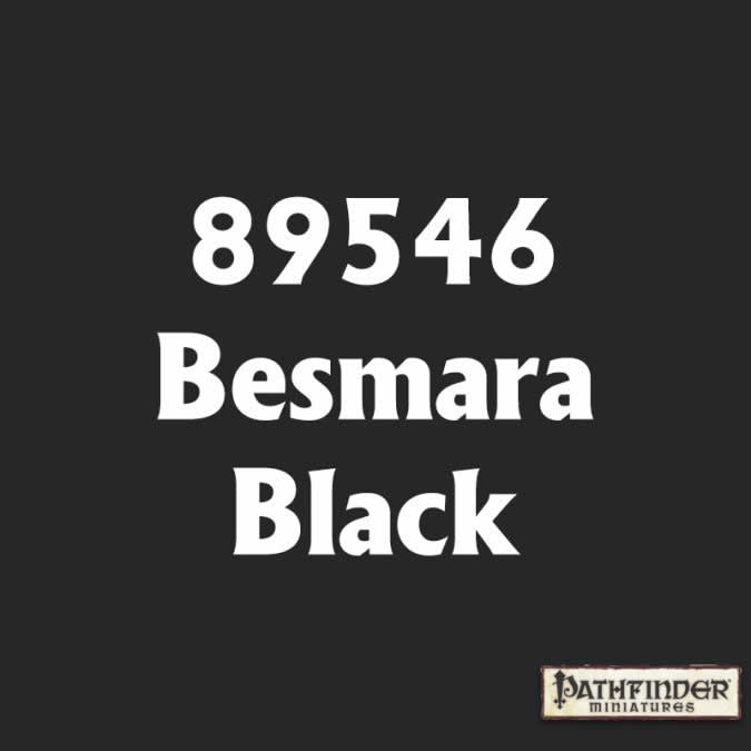 RPR89546 Besmara Black Master Series Hobby Paint .5oz Dropper Bottle 2nd Image