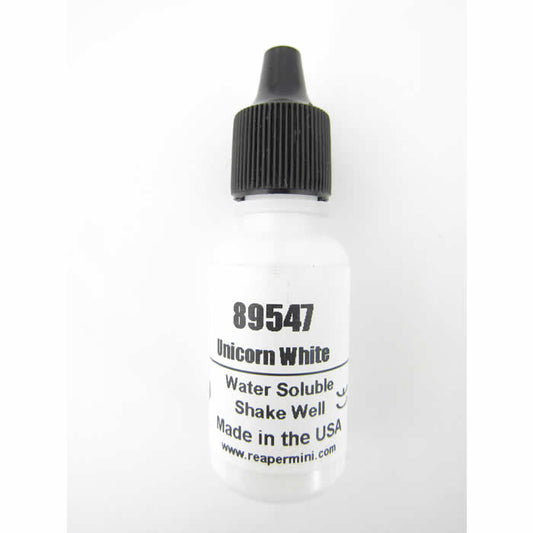 RPR89547 Unicorn White Master Series Hobby Paint .5oz Dropper Bottle Main Image