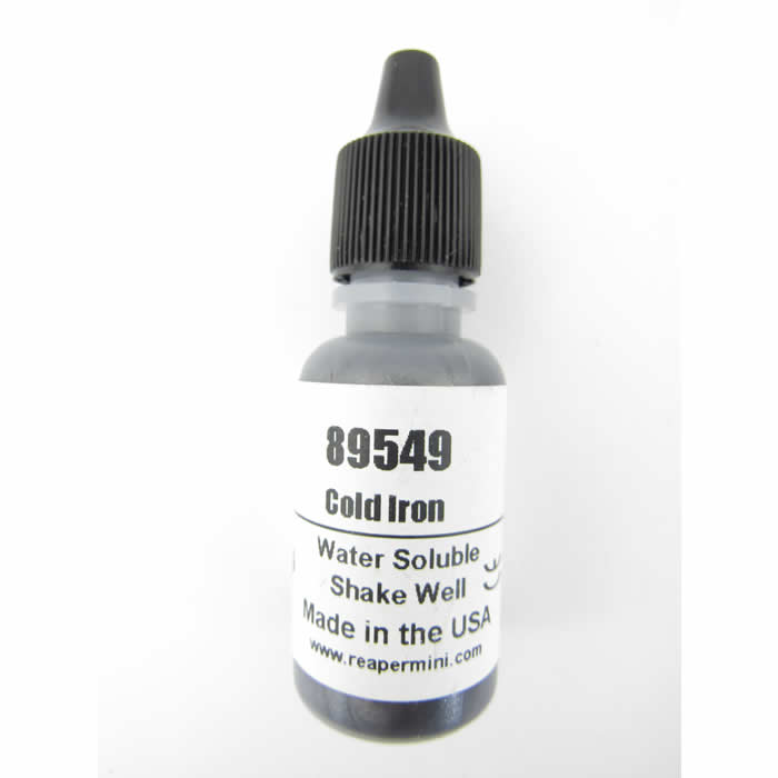 RPR89549 Cold Iron Master Series Hobby Paint .5oz Dropper Bottle Main Image