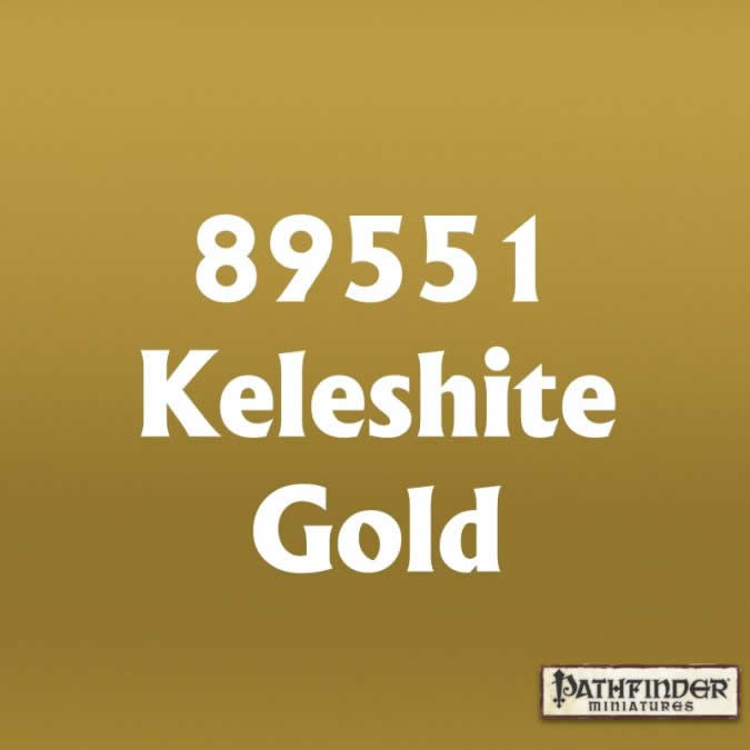 RPR89551 Keleshite Gold Master Series Hobby Paint .5oz Dropper Bottle 2nd Image