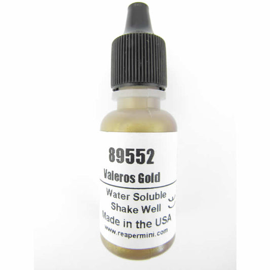 RPR89552 Valeros Gold Master Series Hobby Paint .5oz Dropper Bottle Main Image